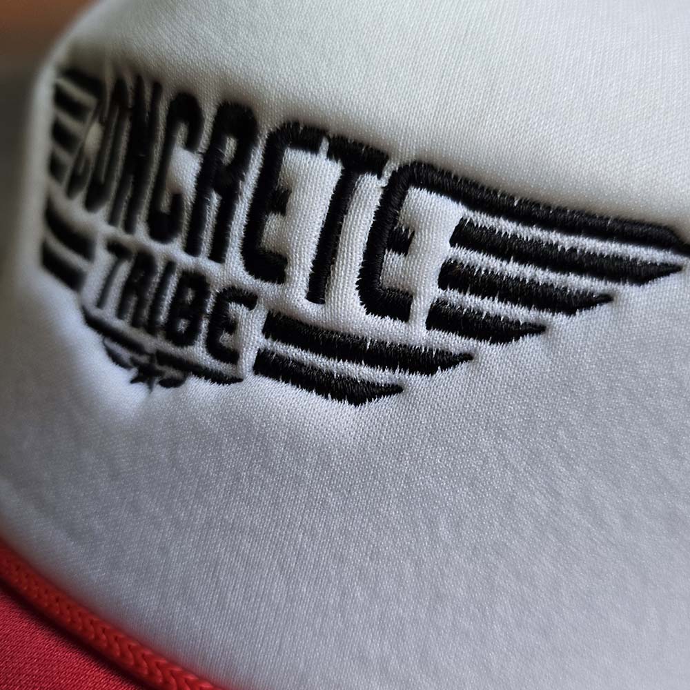 EMBROIDERY “MAVERICK” CONCRETE TRIBE TRUCKER HAT